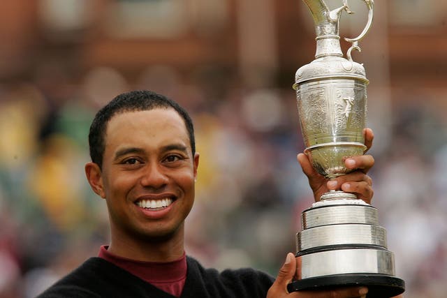 Tiger Woods has won The Open three times before, including in 2005 at St Andrews