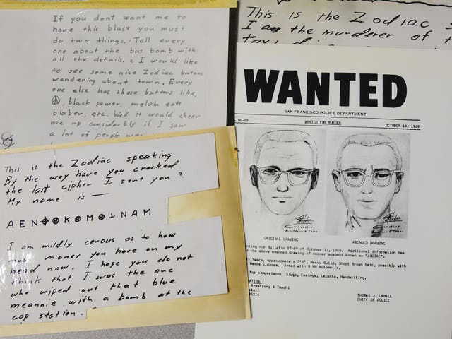 The purported Zodiac Killer sent letters to the San Francisco Chronicle