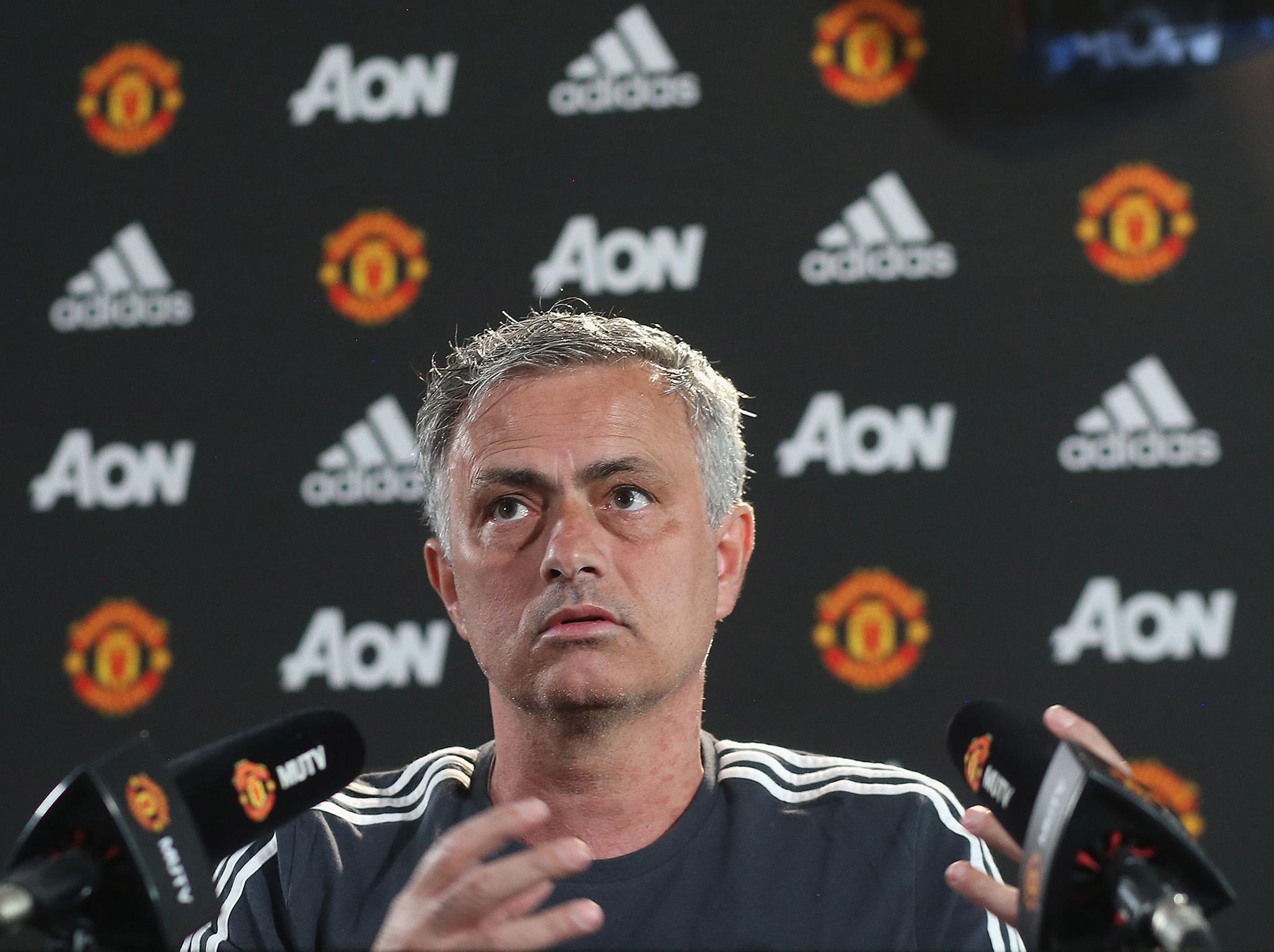 Jose Mourinho was speaking before United’s meeting with West Ham