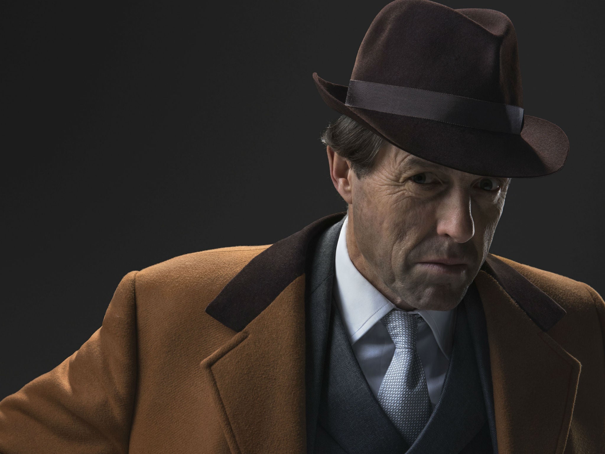 Hugh Grant as Jeremy Thorpe in the BBC's forthcoming A Very English Scandal
