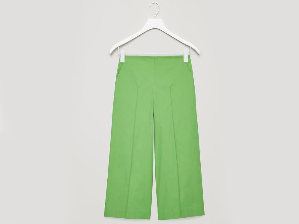 Cropped Pressfold Trousers, £59, Cos