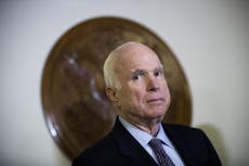 John McCain urges Senate not to confirm Gina Haspel as CIA director