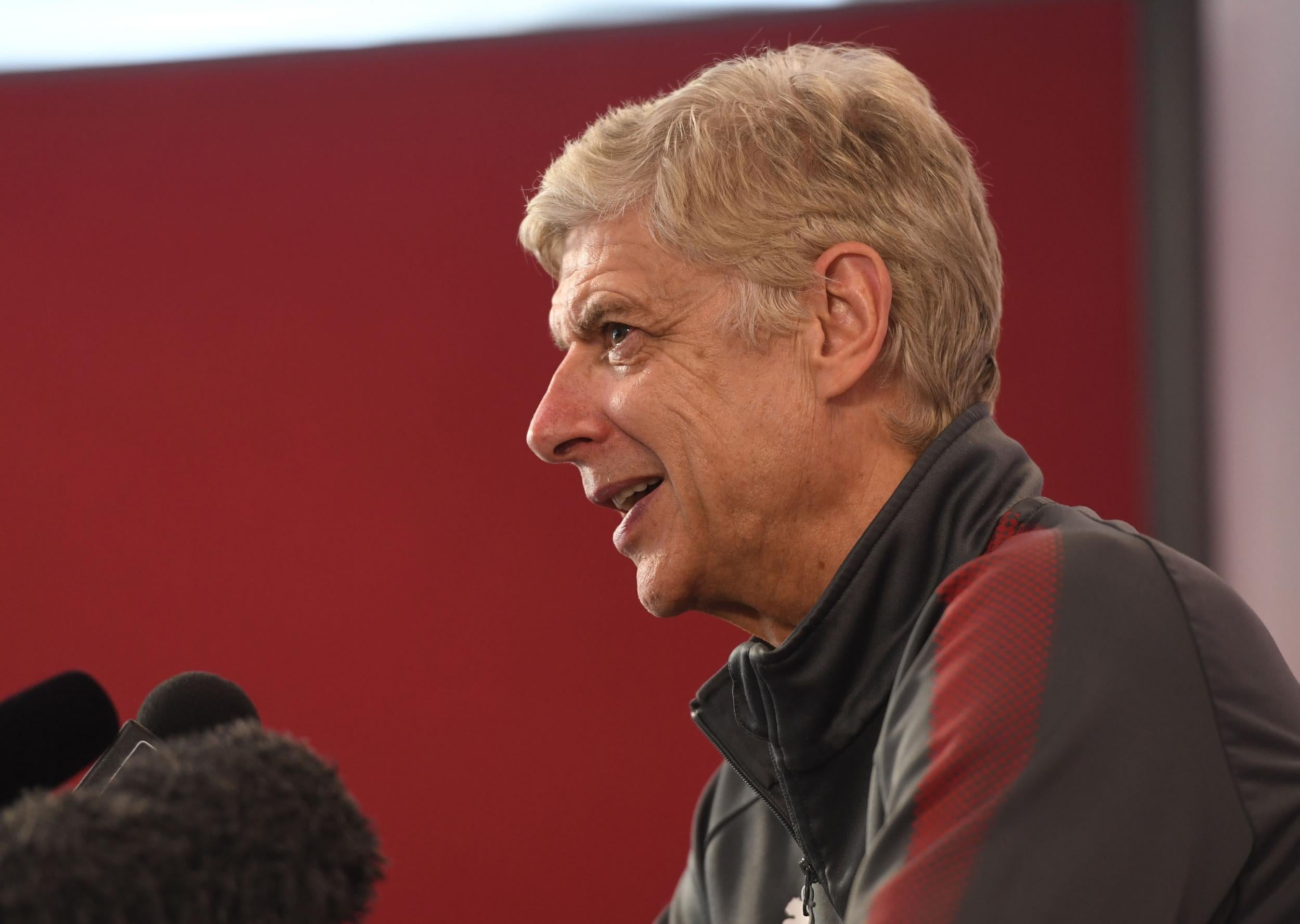 Arsene Wenger in his final Arsenal pre-match press conference