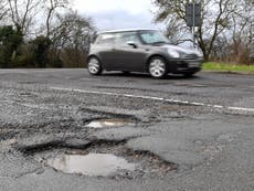 Budget will include £2.5bn for fixing potholes