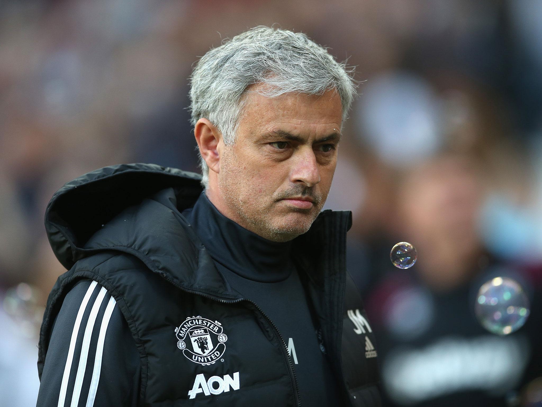 Mourinho watched his side earn a point to secure second place