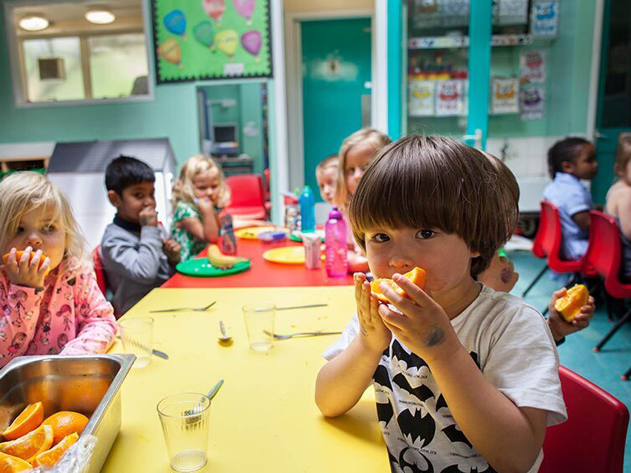 The aim is to get children eating healthier and learning about healthy food from a younger age