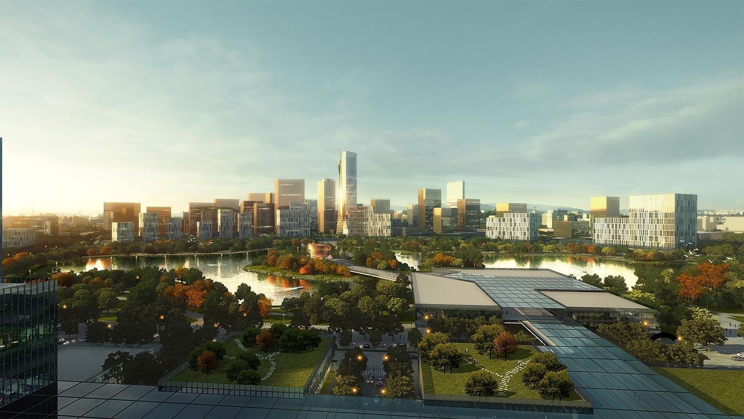 A rendering of New Clark, a planned city for the Philippines.