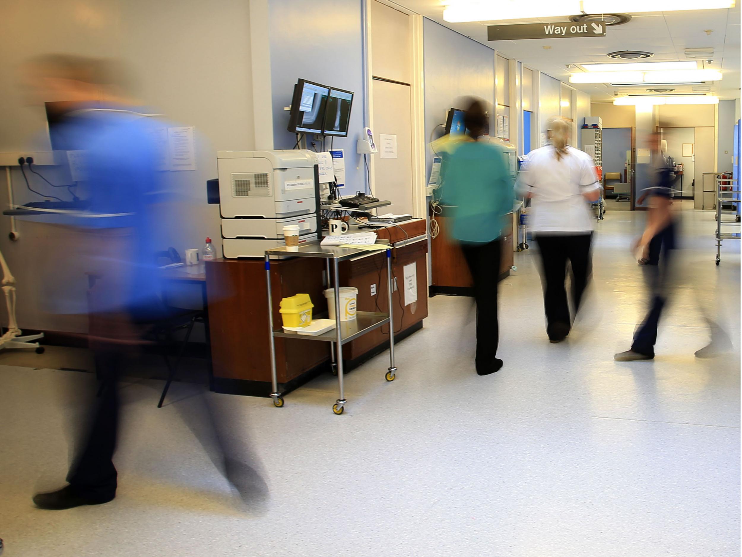 Three-quarters of nurses said they had no time for a break