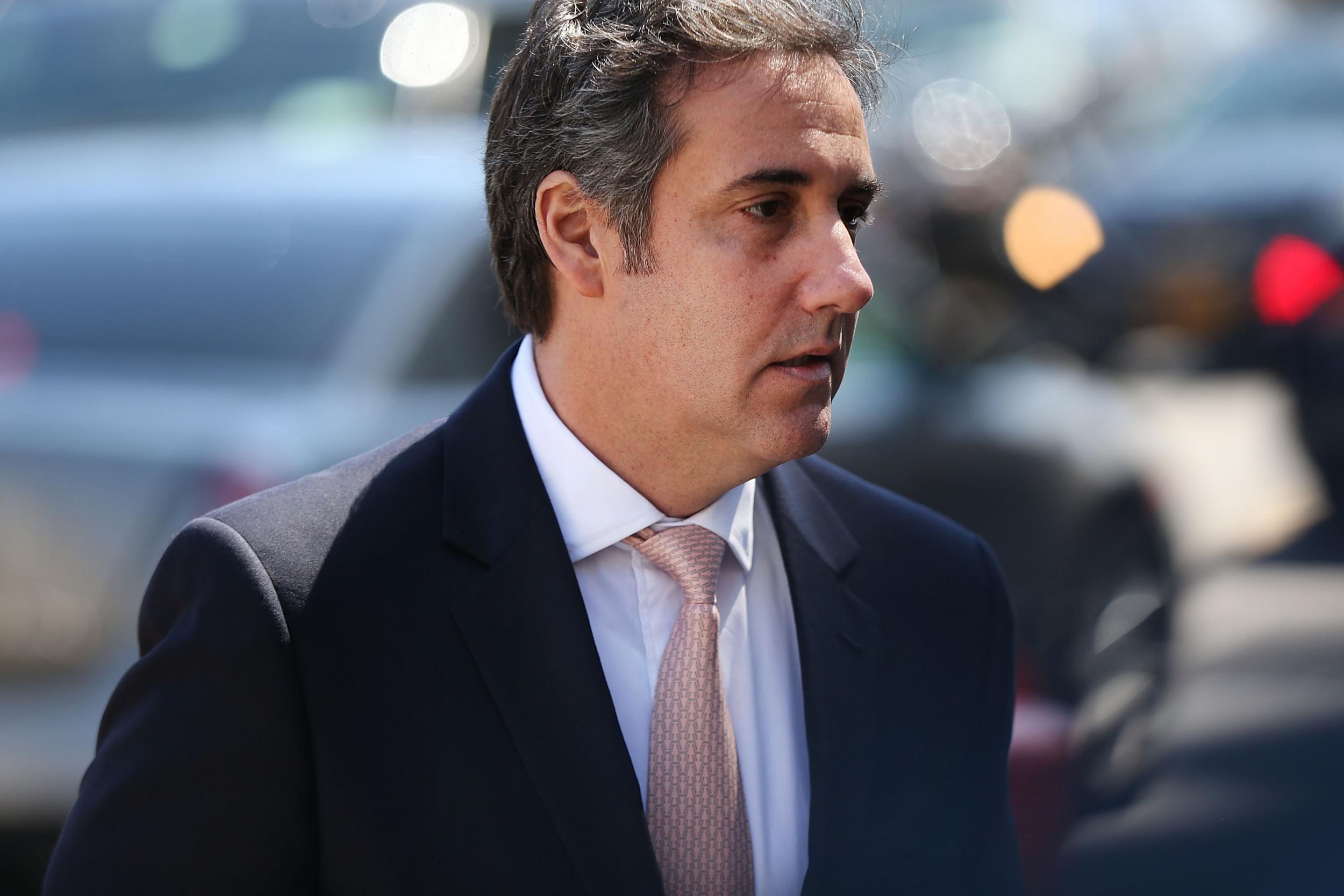 Michael Cohen, longtime personal lawyer and confidante for President Donald Trump, arrives at the United States District Court Southern District of New York