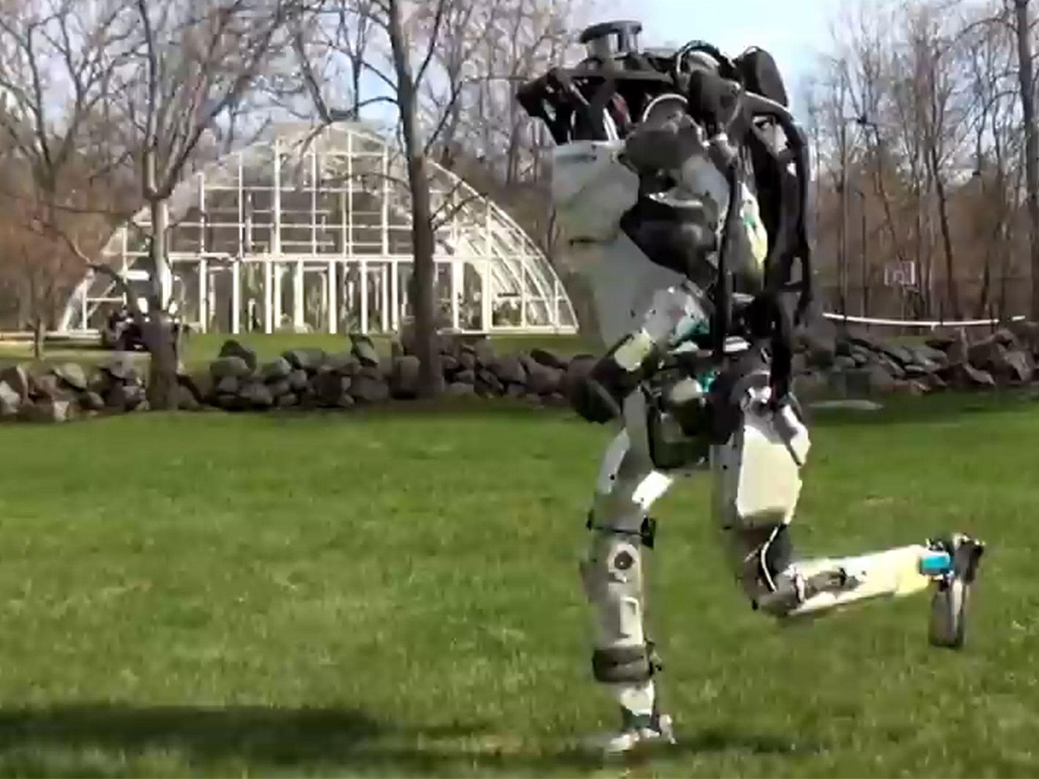 boston dynamics running robot