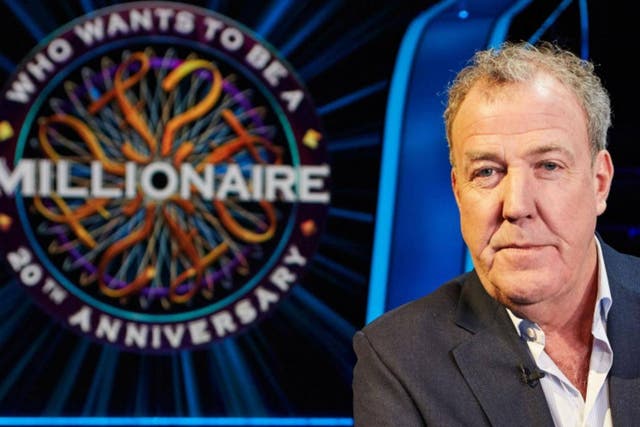Jeremy Clarkson, host of Who Wants To Be A Millionaire