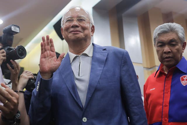 Najib Razak denies any wrongdoing over claims he and his associates stole billions from a state fund