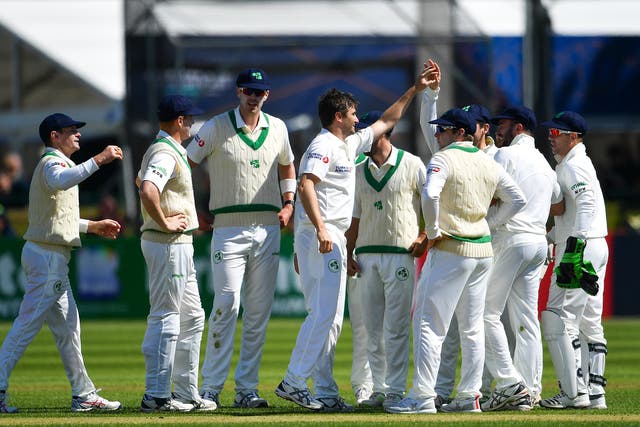 Ireland put up a good fight on the first day of their inaugural Test
