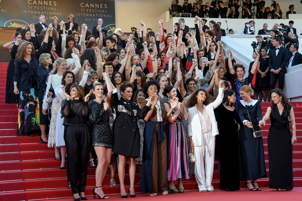 Cannes 2018: Cate Blanchett leads protest at French film festival after Hollywood sexual harassment scandal