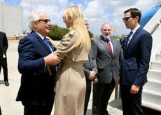 Ivanka arrives for controversial opening of US embassy in Jerusalem