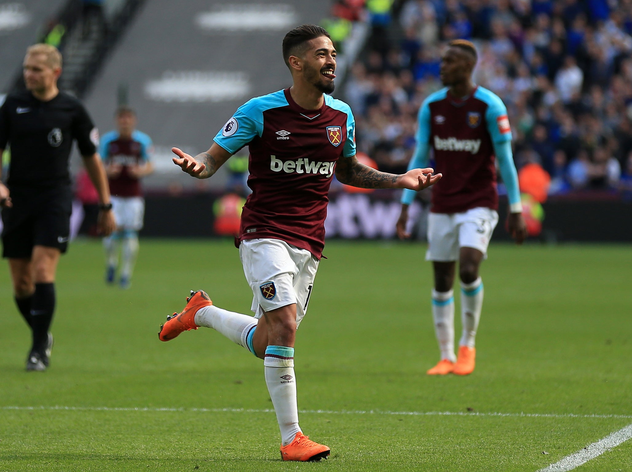 Manuel Lanzini ended the season on a high note