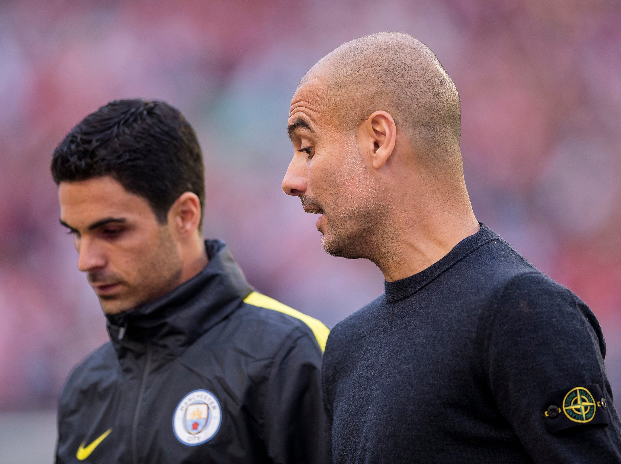 Pep Guardiola will not stand in the way of his assistant going to Arsenal (Getty )