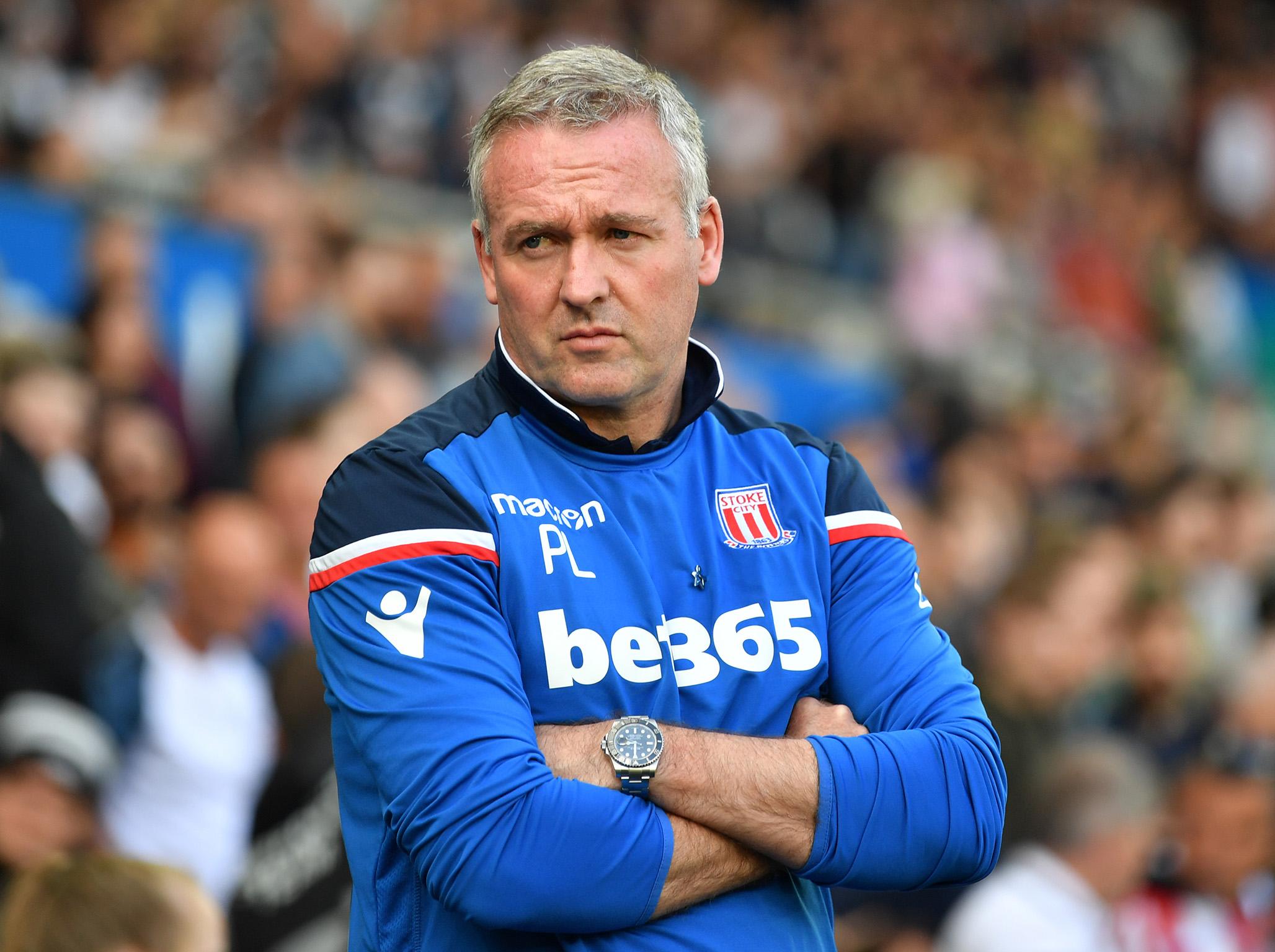 Paul Lambert has been unhappy with some Stoke players