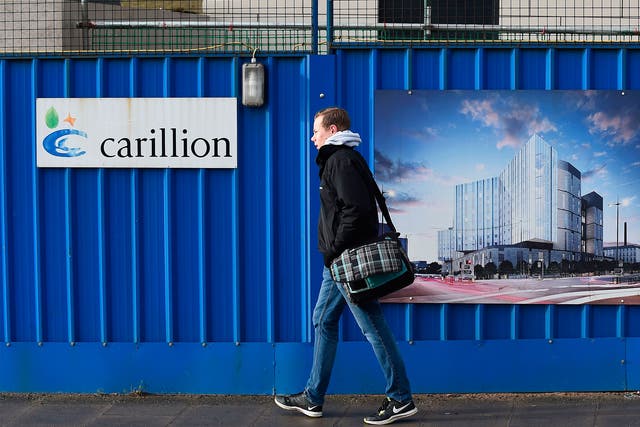 Carillion was forced into liquidation in January amid mounting debts
