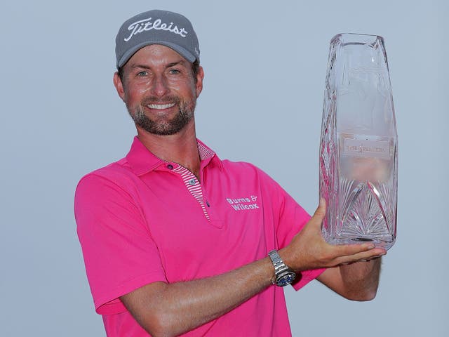 Simpson claimed a fifth PGA Tour title 