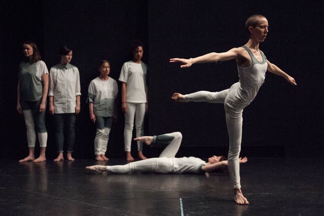 Julie Cunningham (right) in ‘Crave’ at Barbican Pit, London