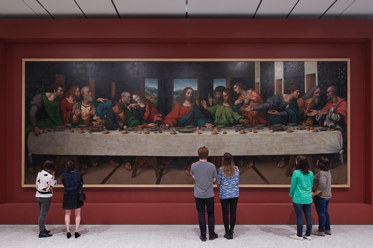 A 16th century copy of Leonardo’s ‘The Last Supper’ in the RA Collection Gallery