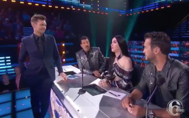 Ryan Seacrest talks to Katy Perry in an awkward moment on American Idol