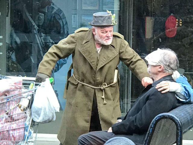Sir Anthony Hopkins in the BBC's new production of King Lear