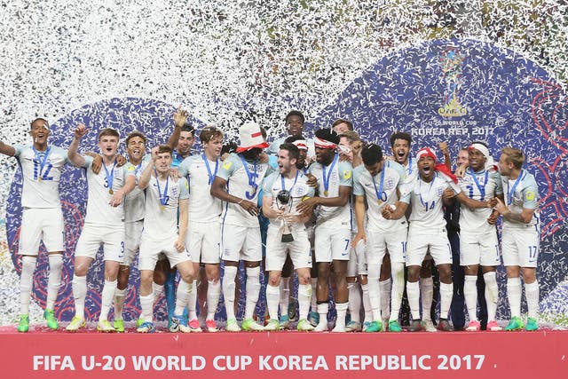 England won the U20 World Cup last June