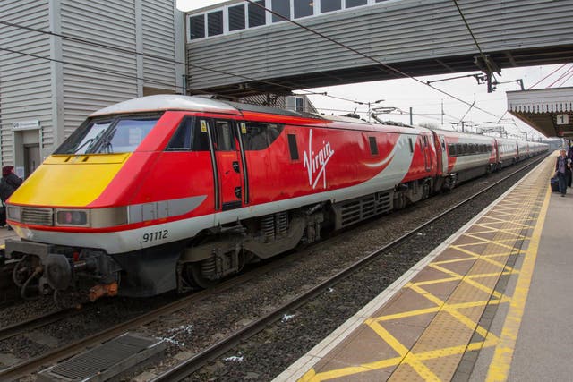 A Virgin Trains East Coast service