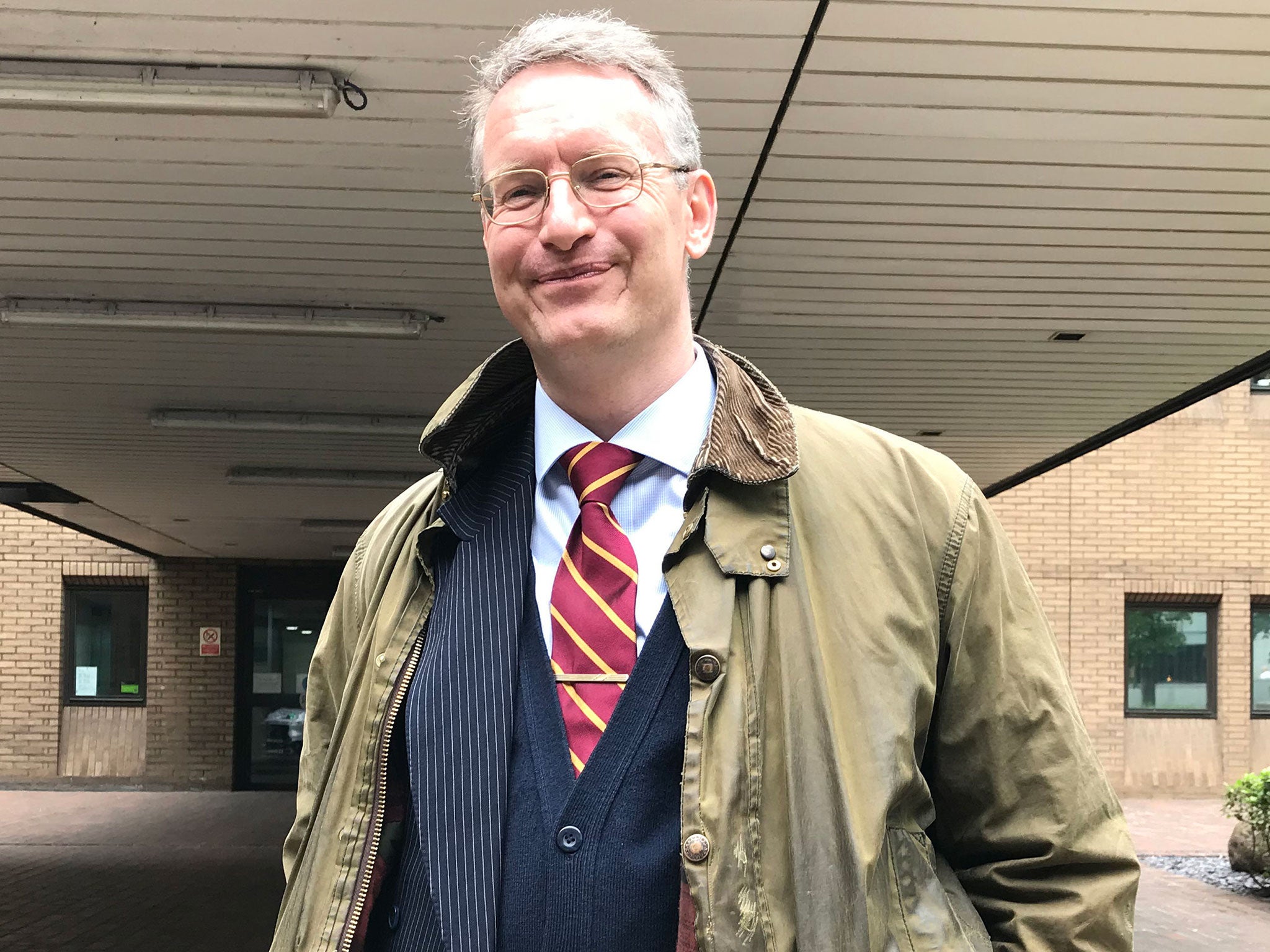 Jeremy Bedford-Turner, 48, at Southwark Crown Court, where he was jailed for inciting racial hatred with a speech in 2015