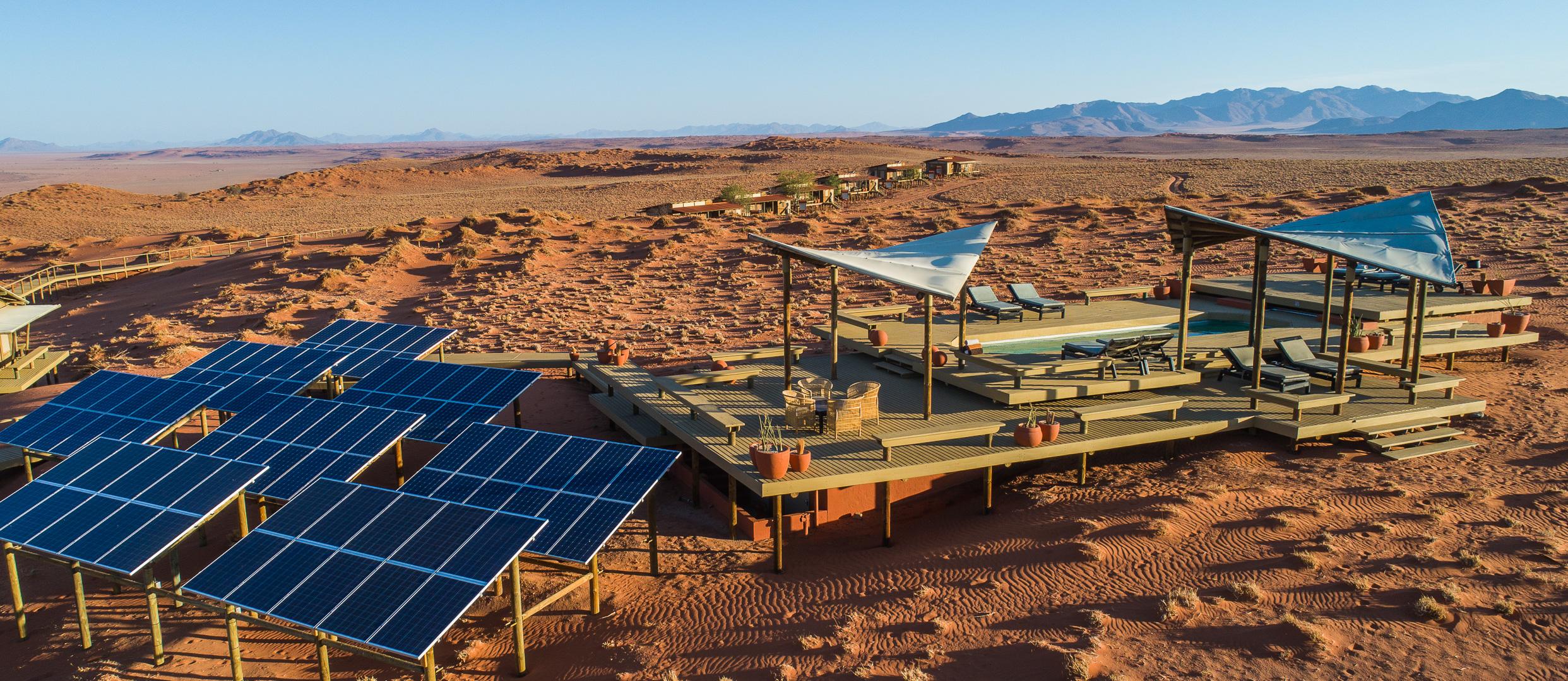 Sun seekers: Dunes Lodge uses solar power to stay sustainable