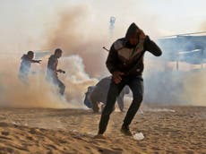 Palestinian man sets himself on fire in protest over Gaza conditions