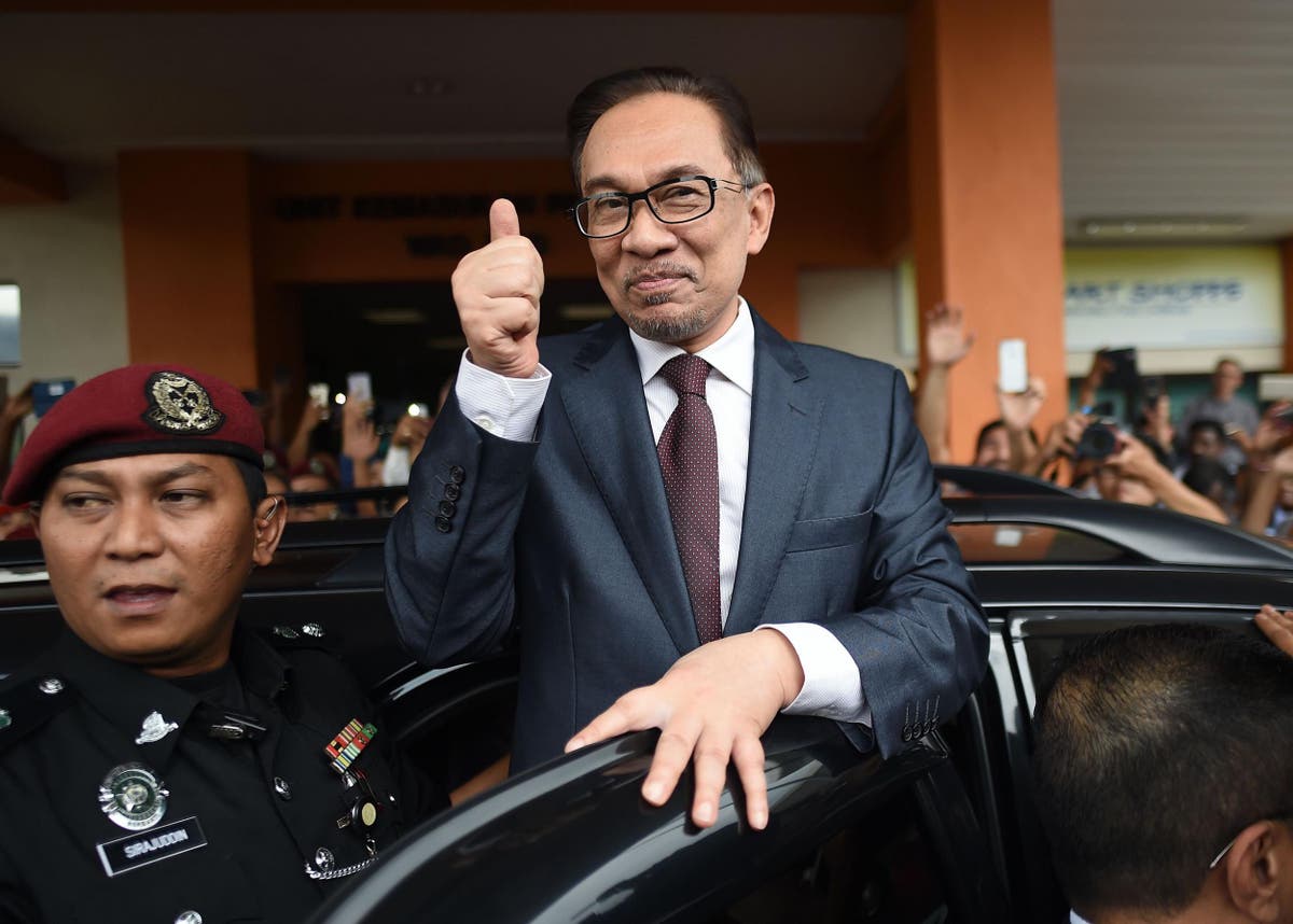 Malaysia opposition icon Anwar Ibrahim is released from ...