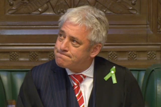 MPs believe that Speaker John Bercow would be more likely to stand up to the government, and give backbenchers in all parties and the Labour opposition a fair chance to fully debate a Brexit agreement