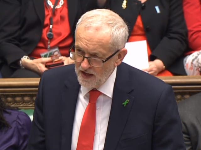 Labour leader Jeremy Corbyn made the remarks at Labour state of the economy conference