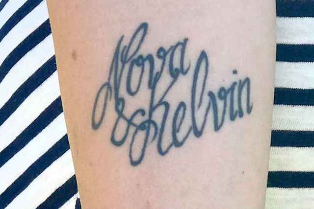 Johanna Sandstrom only realised the tattoo typo when she returned home