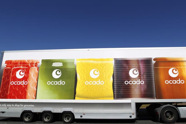 Ocado shares are motoring despite the company's losses
