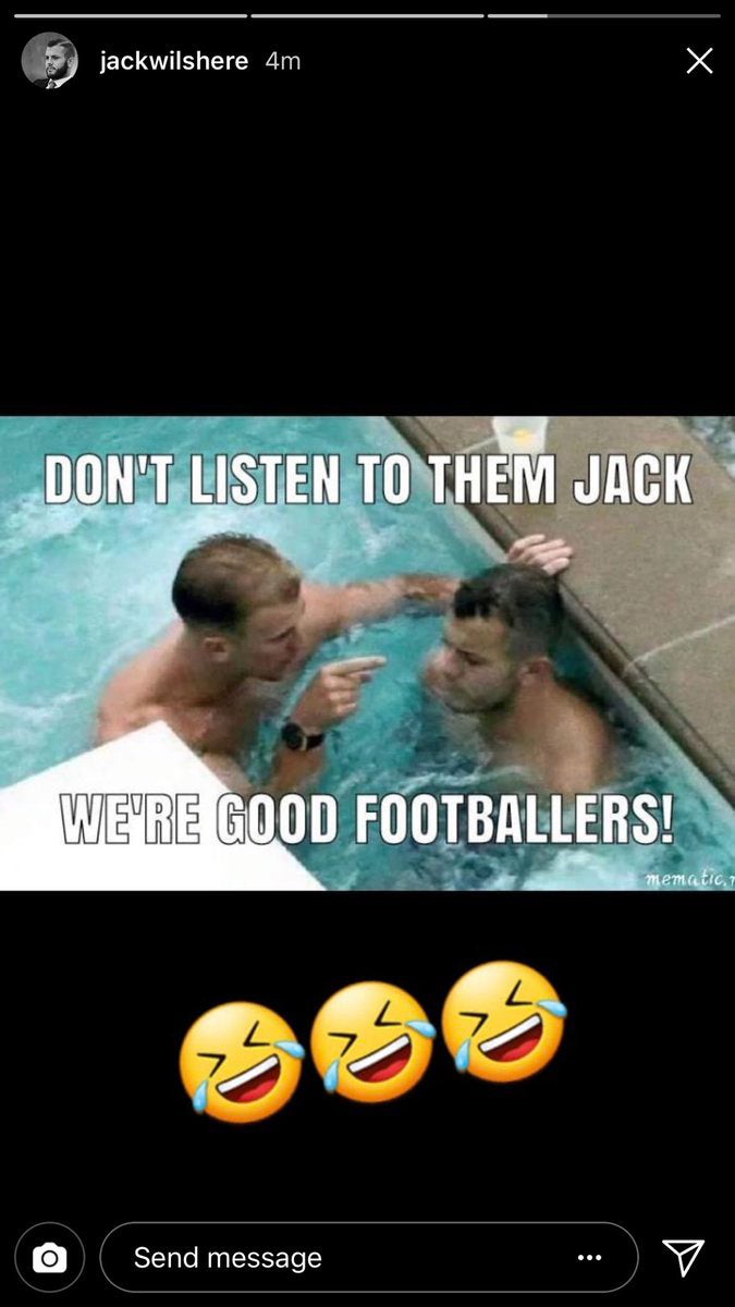 Jack Wilshere posted a humorous response to his 2018 World Cup omission