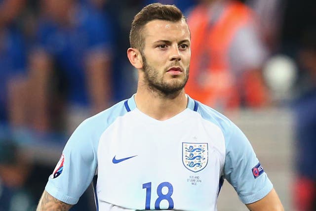 Jack Wilshere was left out of the England squad by Gareth Southgate