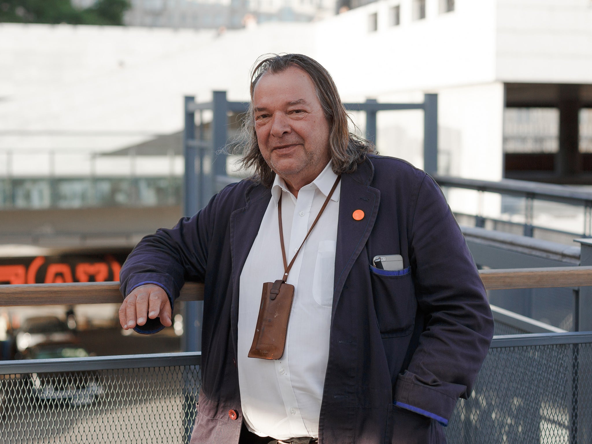 Will Alsop in 2015 at the 'Supercity and bureaucracy in architecture' lecture in Moscow