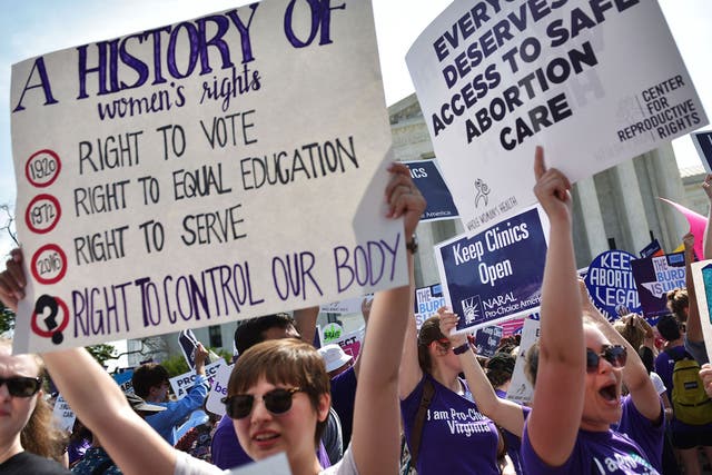 Abortion rights activists have claimed the ban will disrupt family planning services for women