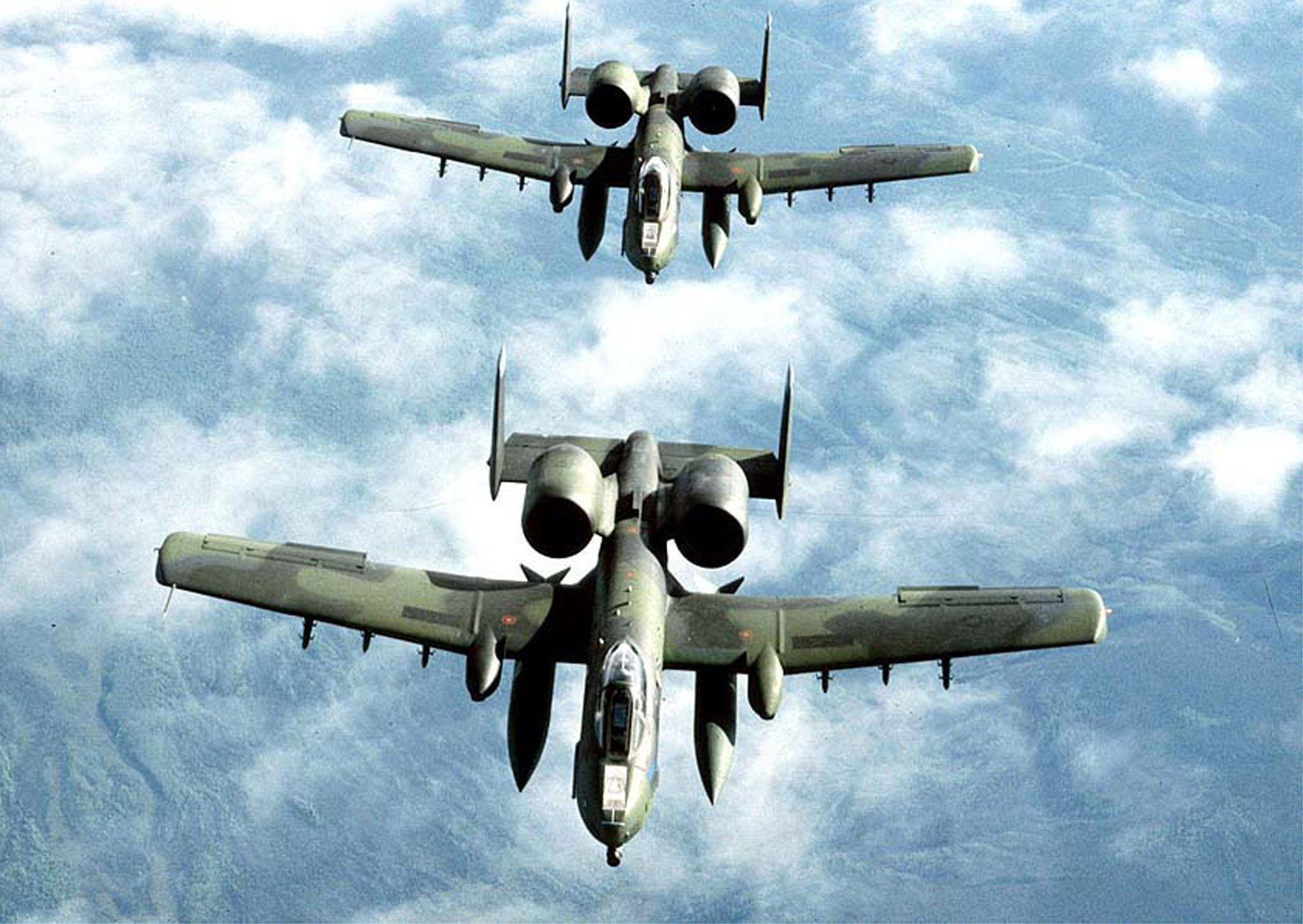 The US Air Force said A-10 Warthogs bombed Taliban militants in Afghanistan on Tuesday, 15 May