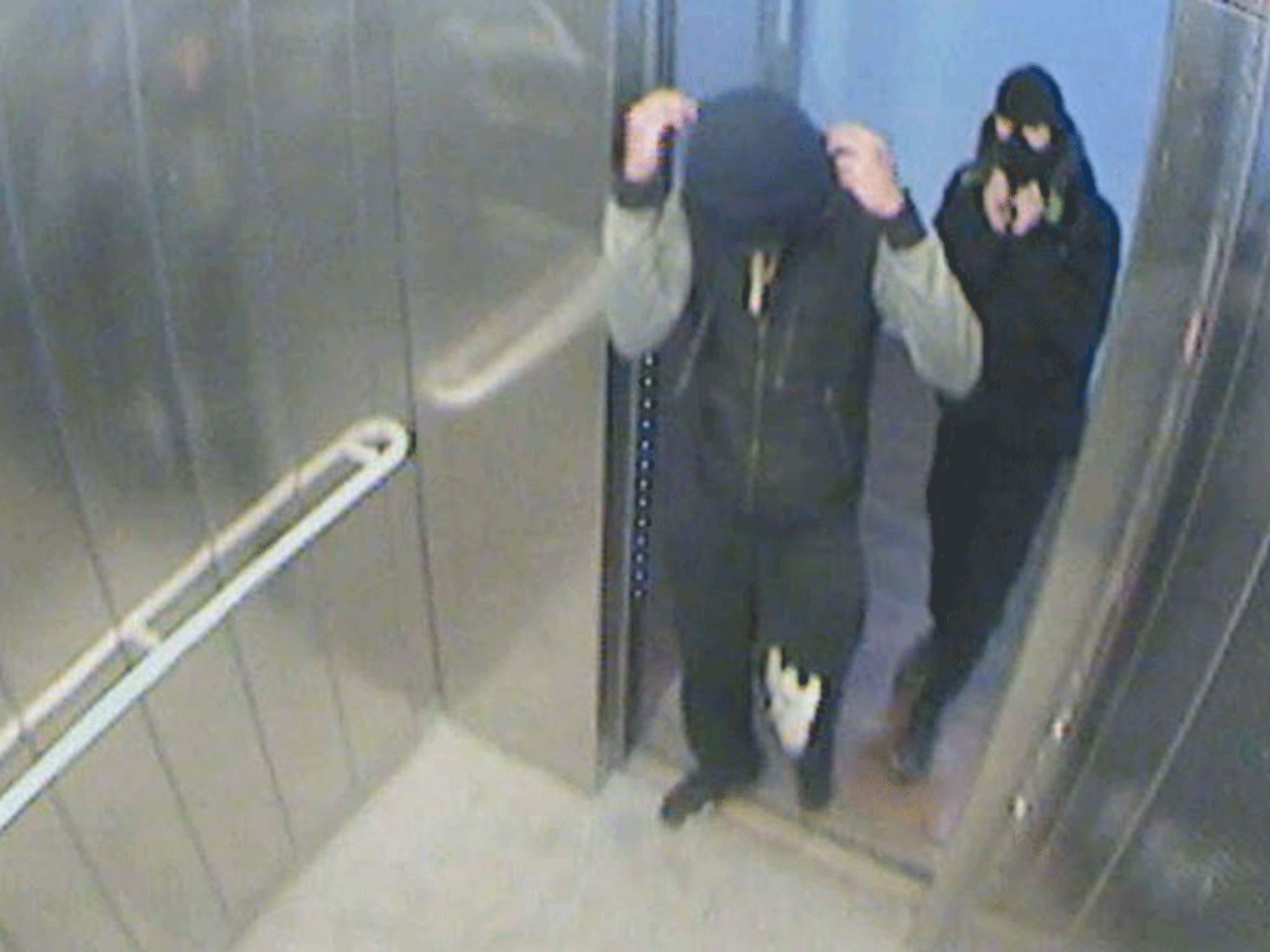 CCTV images captures Gilmaney and Thomas on multiple occasions throughout the night