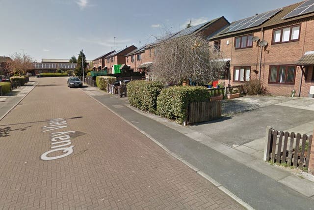 Shots were fired at a house on Quayview in Salford Quays, no one was injured