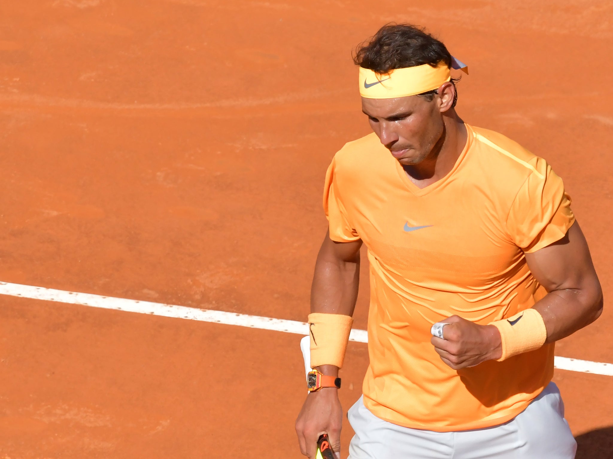 Rafael Nadal beats Novak Djokovic to win Italian Open and set