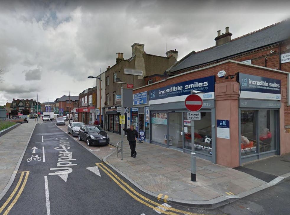 The victim was found with stab injuries in Upper Green East, Mitcham