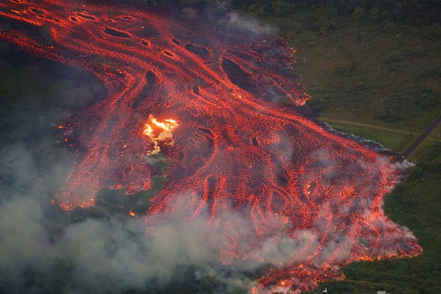 Lava steams are threatening to cut of evacuation routes on Hawaii's Big Island