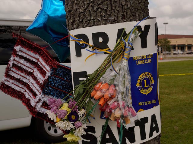 A school shooting on 18 May in the southeastern Texas city of Santa Fe, USA, left ten people dead and ten others wounded Matt Patterson/EPA-EFE/REX