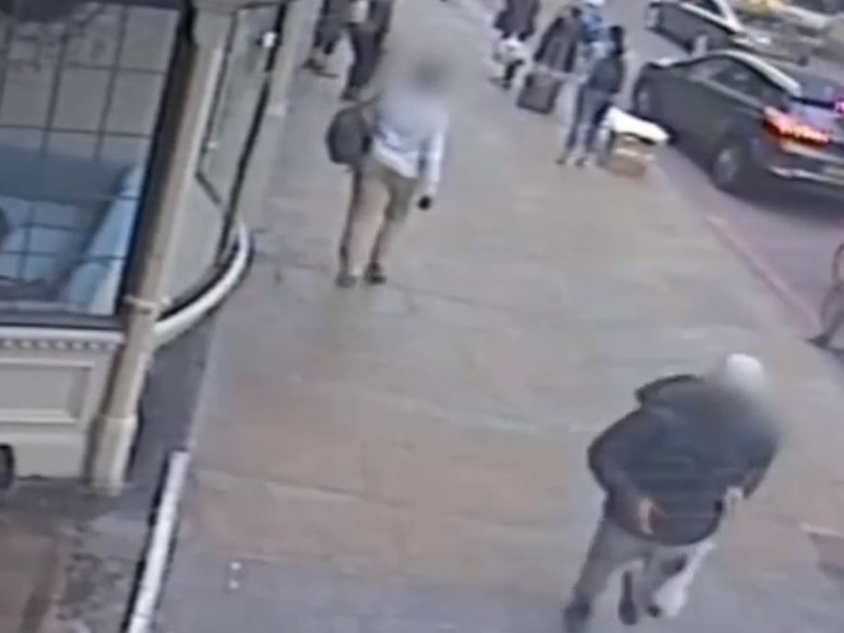 London stabbing: CCTV shows horrified onlookers reacting to fatal ...